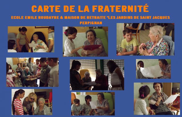 Les Cartes de la fraternité s'invitent dans une maison de retraite 