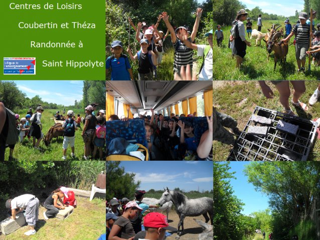 Une randonnée inter-centres de loisirs dans la Pampa des P-O