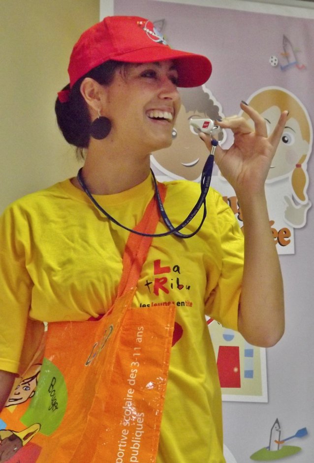 Hélène, volontaire dans le cadre d'un service civique