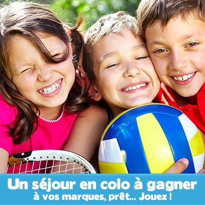 Des colos branchées pour des enfants comblés, le jeu du facebook du site portail de l'UNAT 