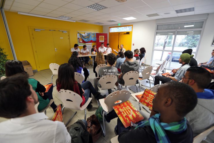 USAP à la rencontre de la résidence Habitat Jeunes 