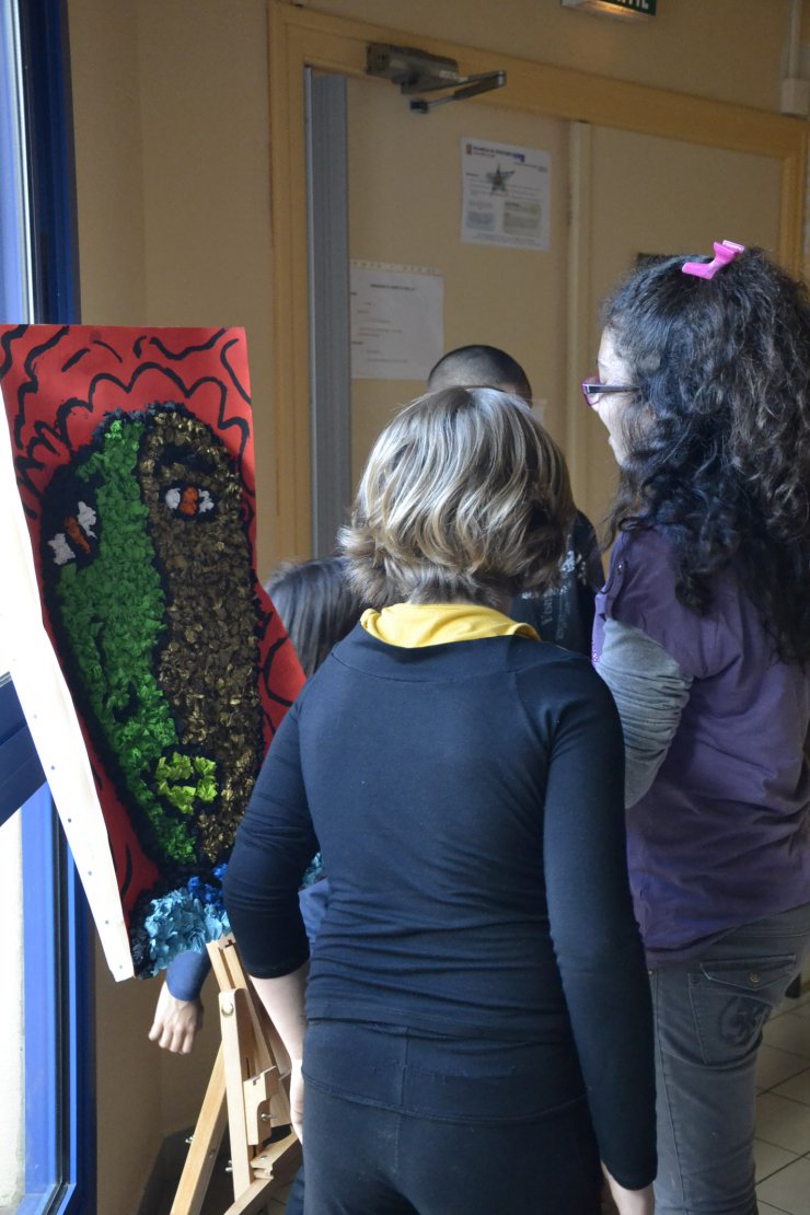 Vernissage au musée Théz'art de l'accueil de loisirs