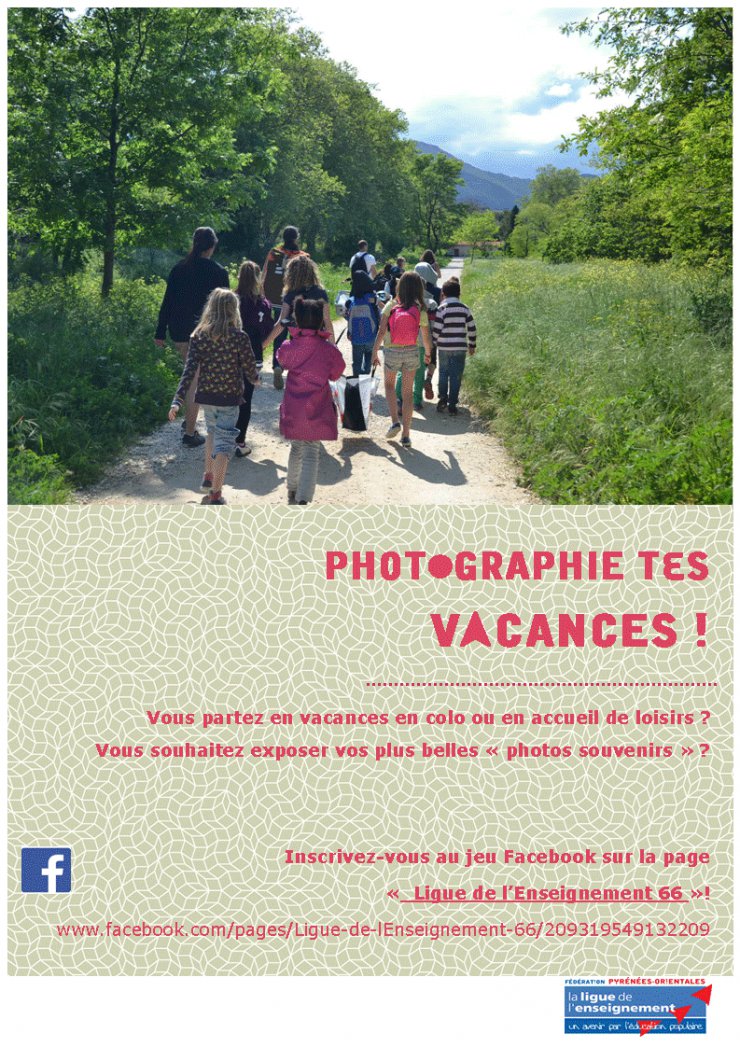 Photographie tes vacances !