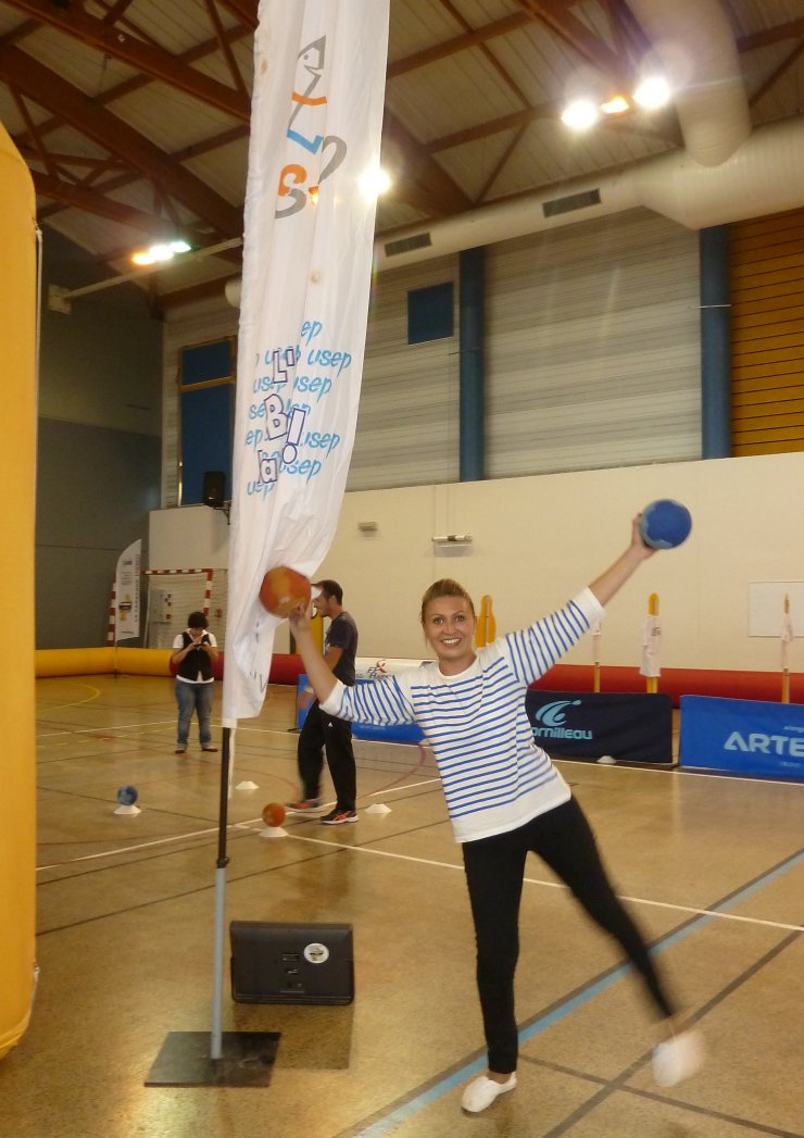 Sophie, volontaire en service civique à l'USEP