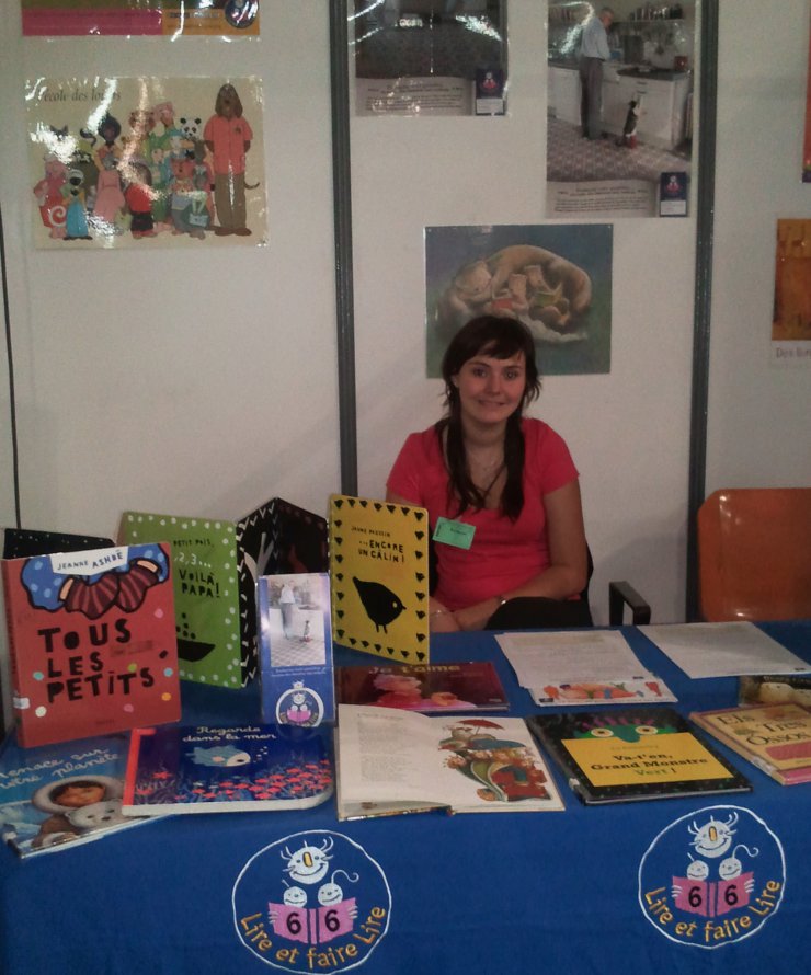 Séverine, volontaire en service civique à Lire et Faire Lire 66