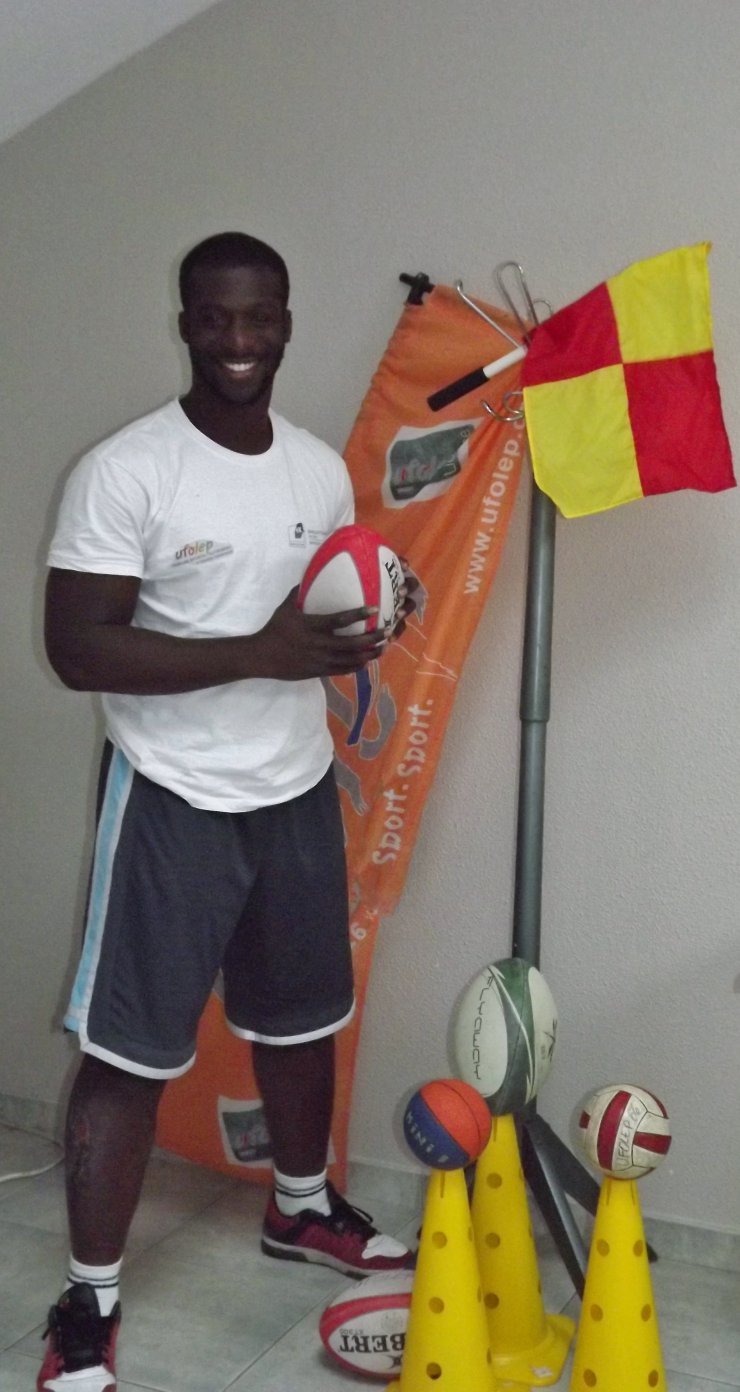 Mickael, volontaire en service civique à l'Ufolep