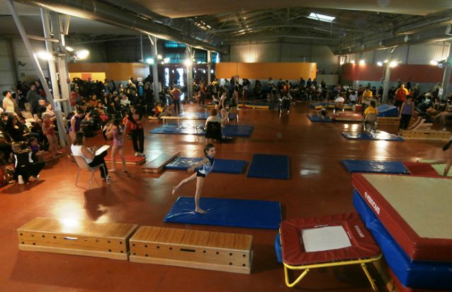 Compétition Ufolep, mini-enchainements de Gymnastique Sportive aux agrès
