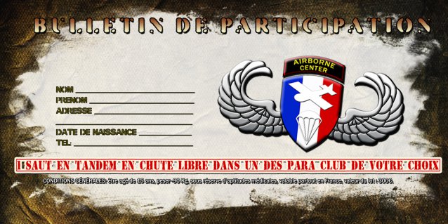 Ufolep : GRANDE TOMBOLA, Un saut en parachute à gagner ! 