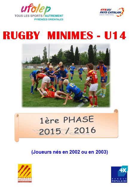 Le calendrier Minimes pour la saison 2015-2016 vient de sortir !!!