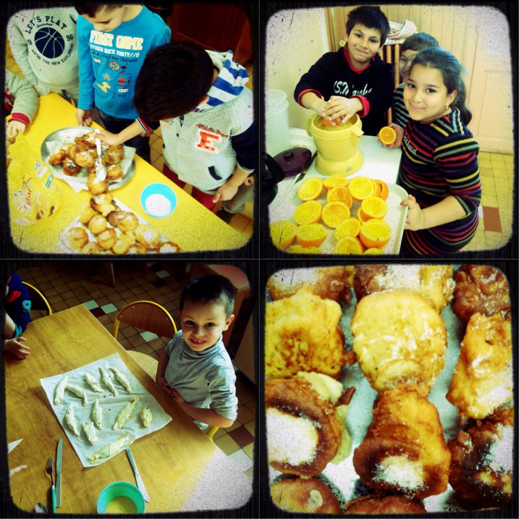 Suc de taronja biològic i bunyols català !