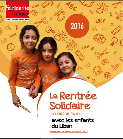 La rentrée solidaire avec les enfants du Liban