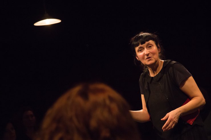 Colloque EMC : les spectateurs émus par le spectacle "De sang et de lait" !