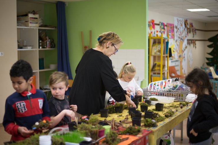 T.A.P à l'ALAE Boussiron : les enfants se mettent au vert !