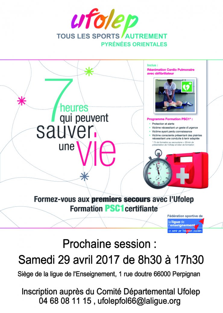 Formation PSC1 - 29 avril