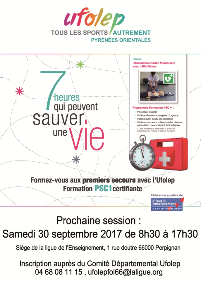 Formation PSC1 - 30 septembre 2017