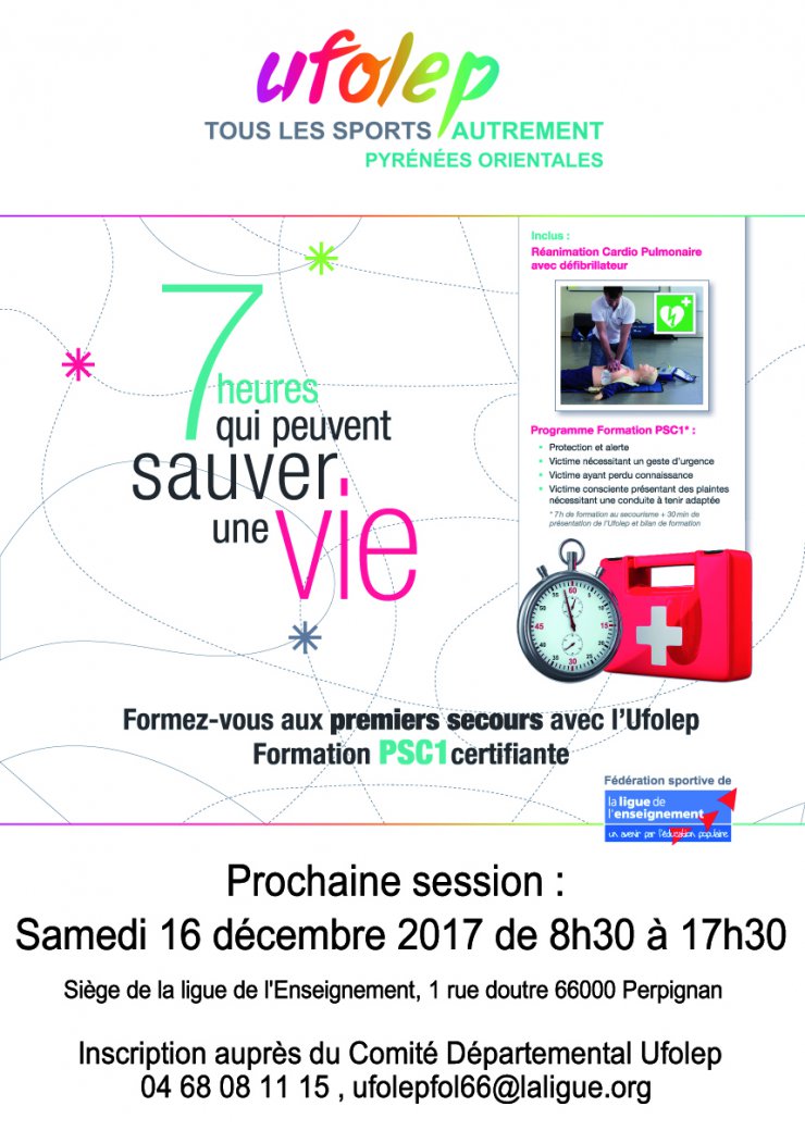 Formation PSC1 - 16 décembre 2017