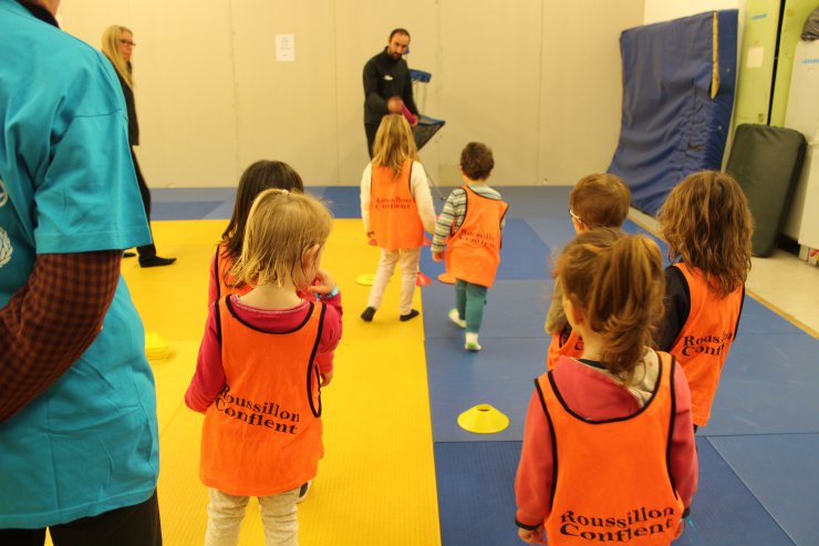 Intervention de l'UFOLEP pour les droit de l'enfant à Millas