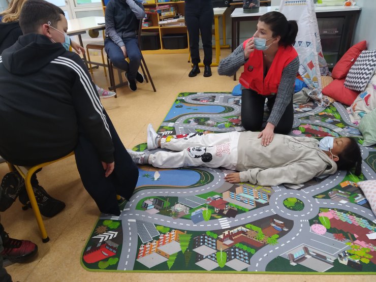 Exercice de Citoyenneté au périscolaire Fénelon de Perpignan