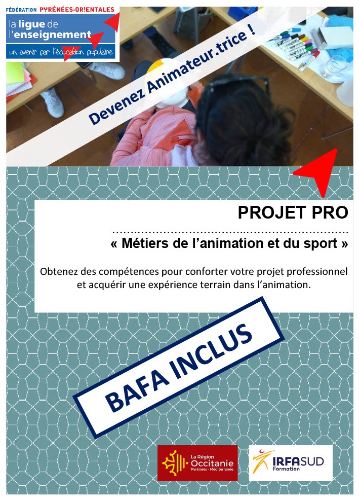 Projet pro "Métier de l'animation et du sport"