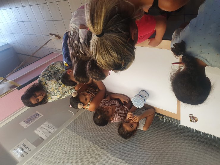 Page blanche au périscolaire Coubertin à Perpignan