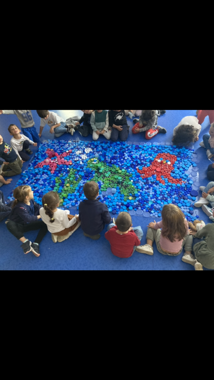 Recyclage artistique à l'accueil de loisirs Boussiron maternel