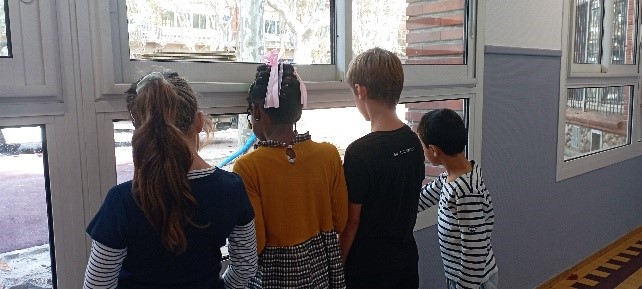 « LA COUR OASIS » à l’accueil de loisirs périscolaire de Romain Rolland