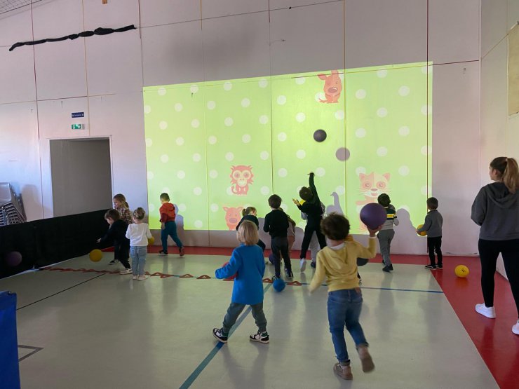 Mur interactif "Ti Jaguar"