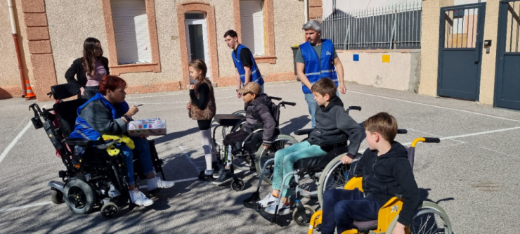 L'APF France Handicap sur l'accueil de loisirs de Villelongue de la Salanque