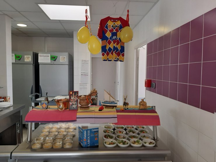 Le thème Catalan autour d'un repas